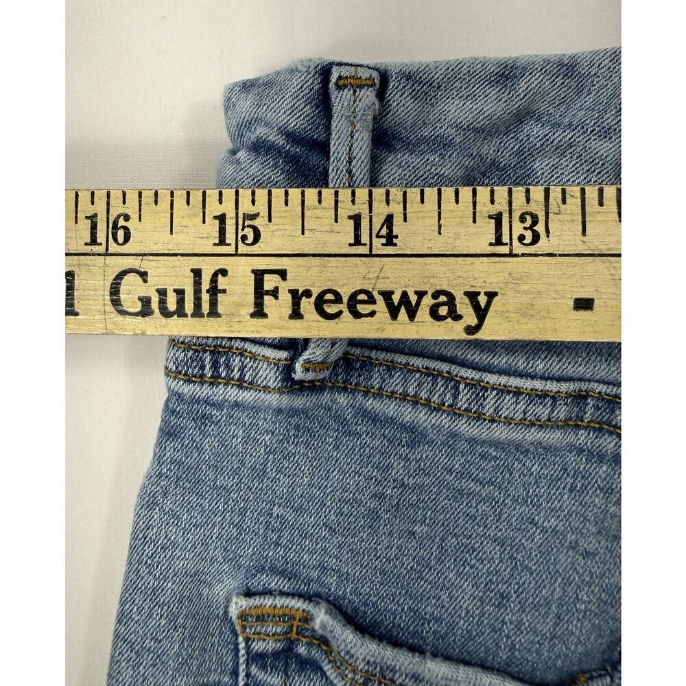 Good American HIgh-Rise Flare Hem Jeans good classic bootcut light wash Sz 16 - Picture 10 of 10